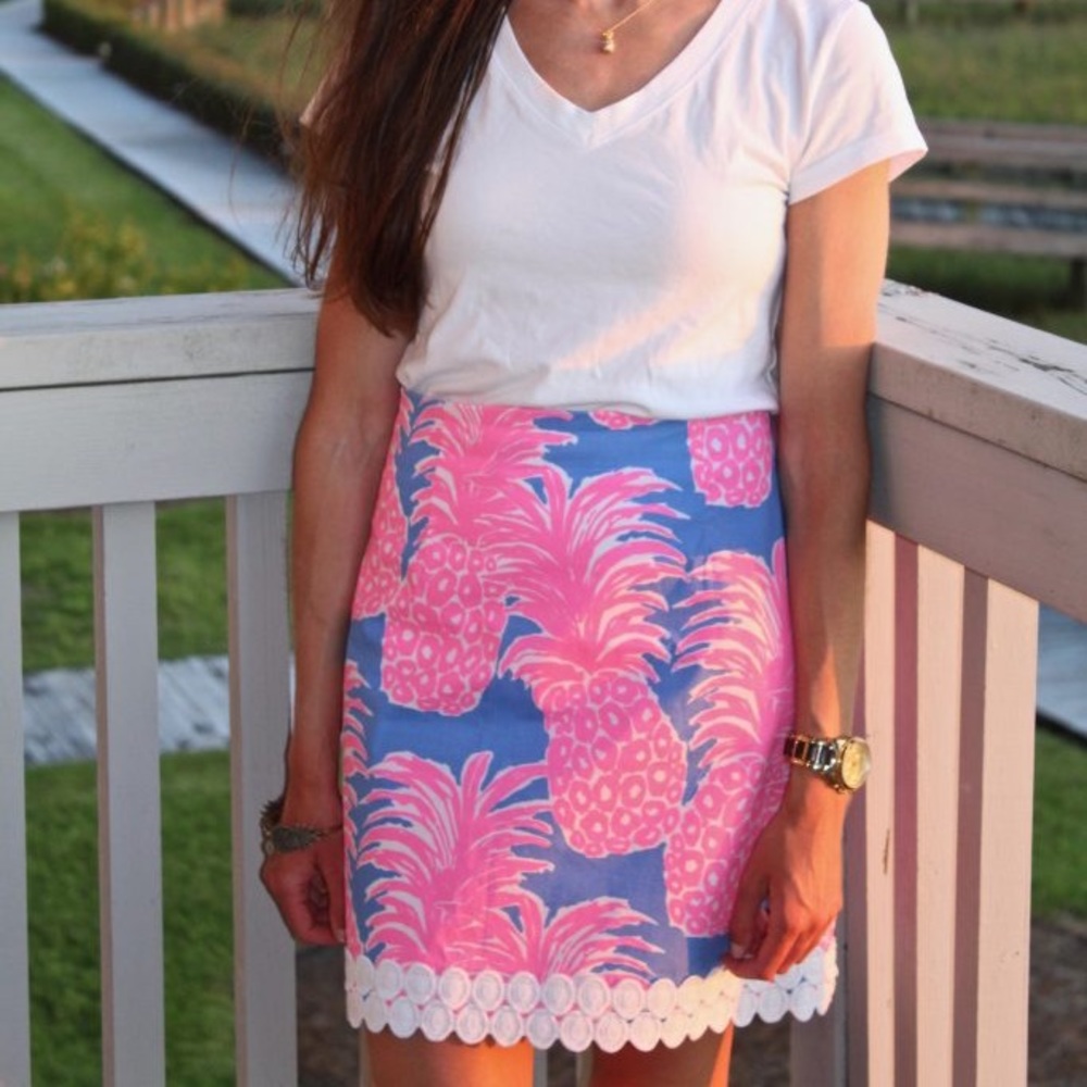 Lilly Pulitzer Pineapple Skirt